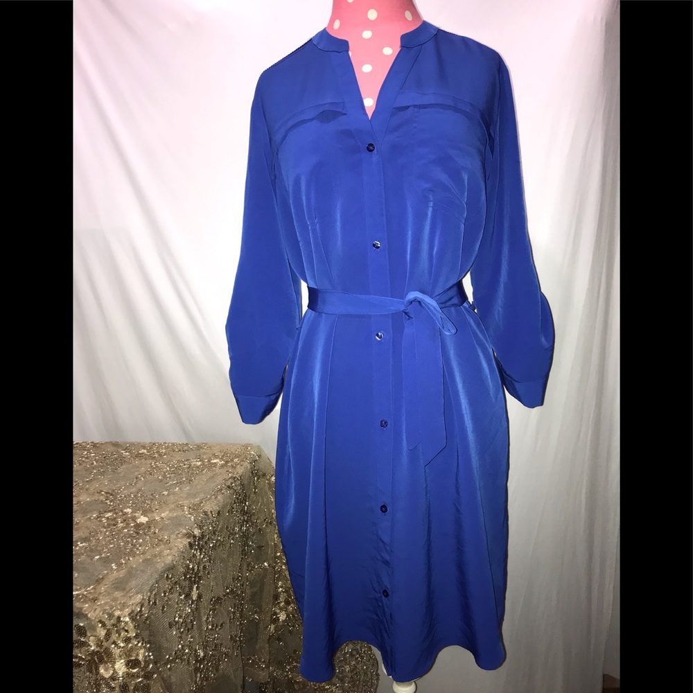Royal blue dress